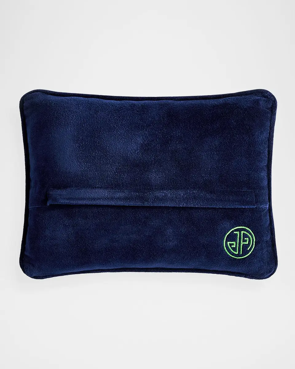 Jonathan Adler Personality Trophy Wife Needlepoint Pillow, 9" x 12" | Thumbnail 3 Jonathan Adler Personality Trophy Wife Needlepoint Pillow, 9" x 12" | Thumbnail 3