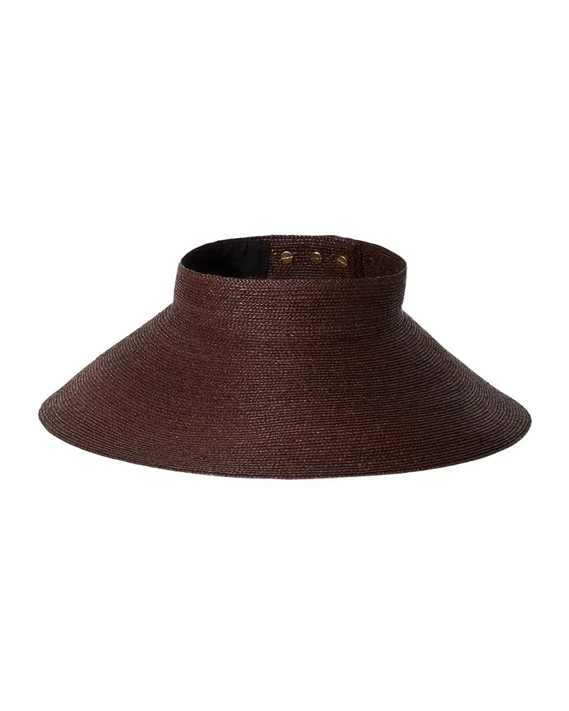 Birdie Wide-Brimmed Raffia Visor Birdie Wide-Brimmed Raffia Visor