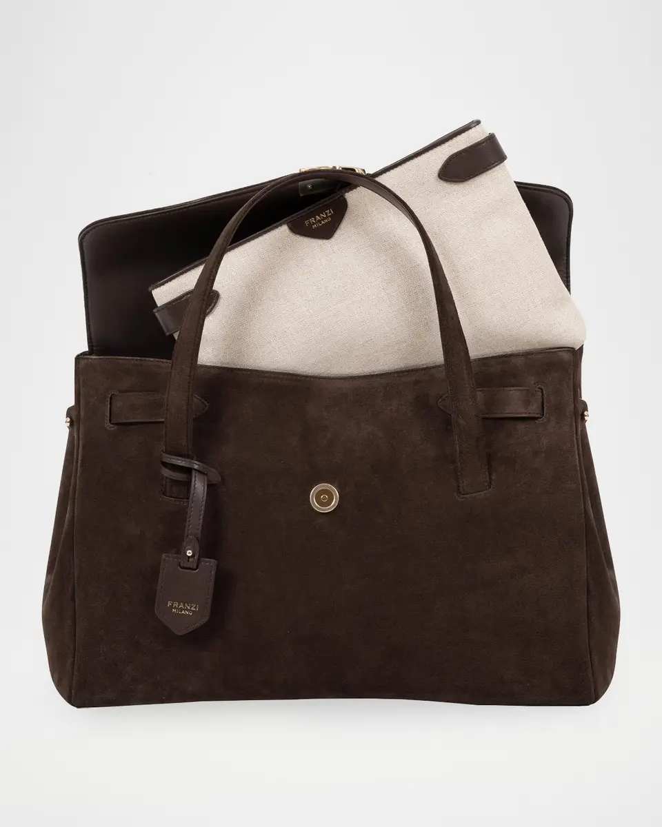Franzi Virginia Soft Suede Day Bag | Thumbnail 4 Franzi Virginia Soft Suede Day Bag | Thumbnail 4