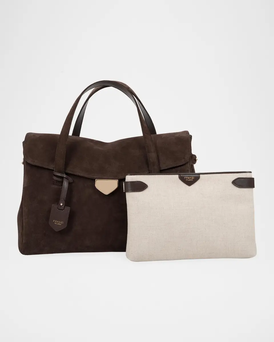 Franzi Virginia Soft Suede Day Bag | Thumbnail 7 Franzi Virginia Soft Suede Day Bag | Thumbnail 7