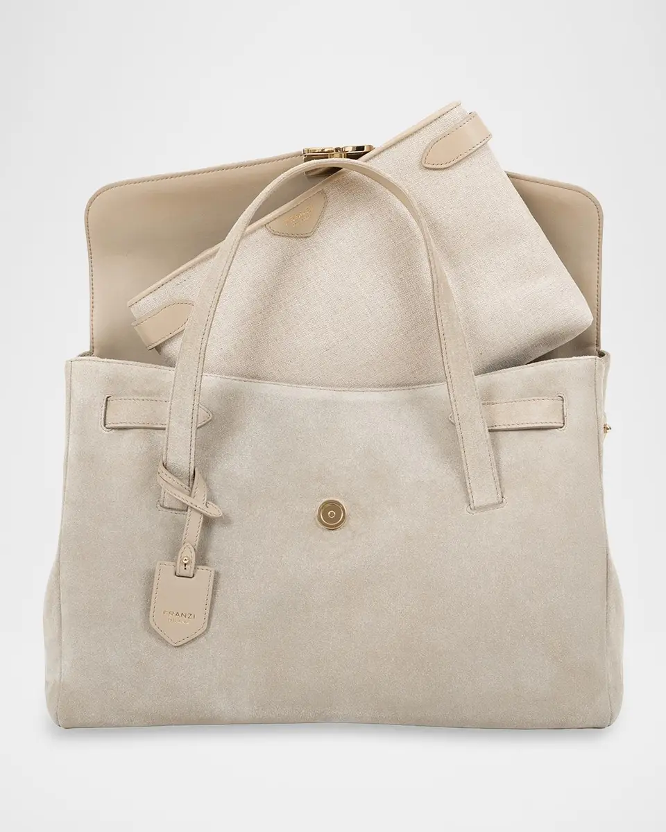 Franzi Virginia Soft Suede Day Bag | Thumbnail 4 Franzi Virginia Soft Suede Day Bag | Thumbnail 4
