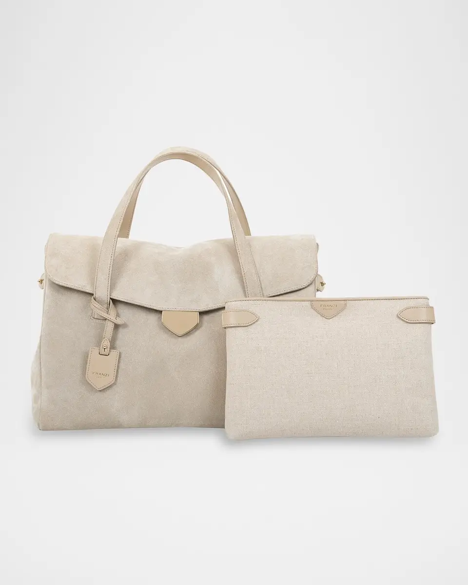 Franzi Virginia Soft Suede Day Bag | Thumbnail 6 Franzi Virginia Soft Suede Day Bag | Thumbnail 6