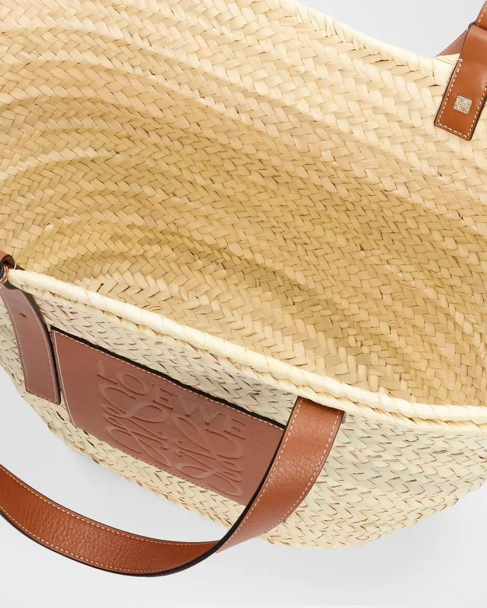 Loewe Classic Basket Raffia Tote Bag | Thumbnail 4
