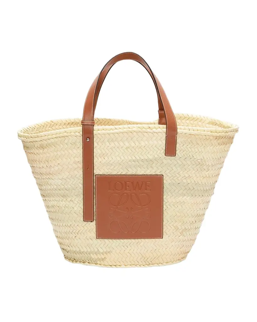 Loewe Classic Basket Raffia Tote Bag