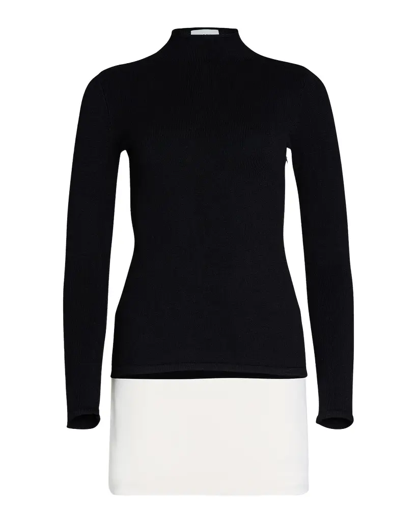 Shuri Mock-Neck Mini Dress Shuri Mock-Neck Mini Dress