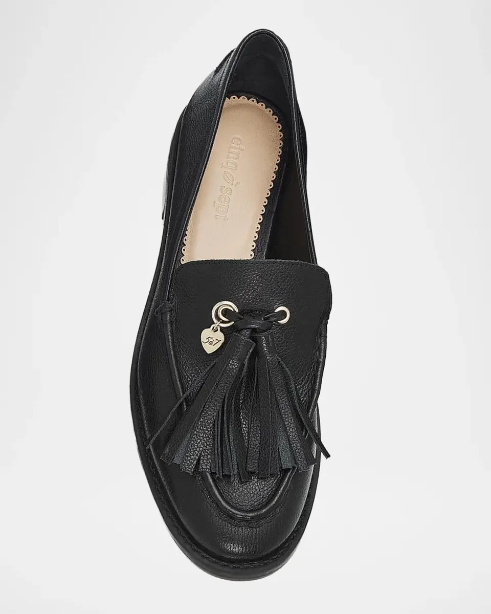 Cinq à Sept Remi Leather Tassel Loafers | Thumbnail 3