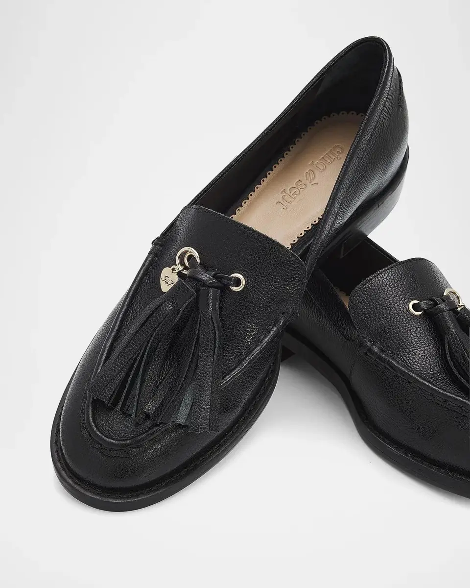 Cinq à Sept Remi Leather Tassel Loafers | Thumbnail 4