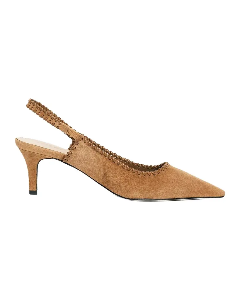 Sylvie 65MM Suede Slingback Pumps Sylvie 65MM Suede Slingback Pumps