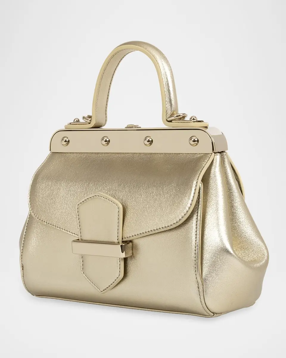 Franzi Margherita Metallic Leather Top-Handle Bag | Thumbnail 2 Franzi Margherita Metallic Leather Top-Handle Bag | Thumbnail 2