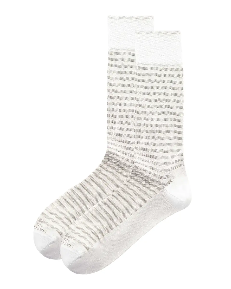 Marcoliani Men's Stripe Mousse Crew Socks | Thumbnail 2 Marcoliani Men's Stripe Mousse Crew Socks | Thumbnail 2