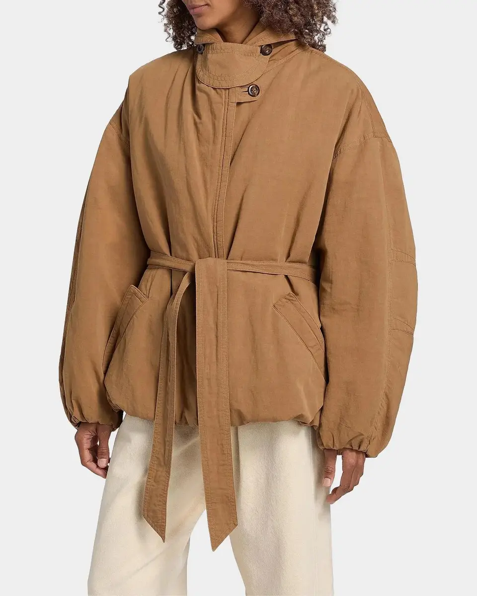 Isabel Marant Volinda Belted Gabardine Coat | Thumbnail 7 Isabel Marant Volinda Belted Gabardine Coat | Thumbnail 7