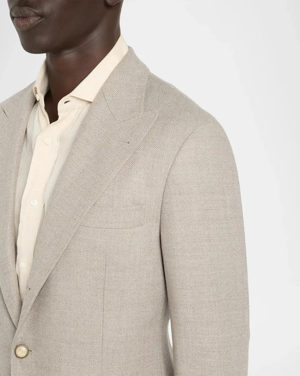Brunello Cucinelli Men's Wool Two-Piece Suit | Thumbnail 6 Brunello Cucinelli Men's Wool Two-Piece Suit | Thumbnail 6