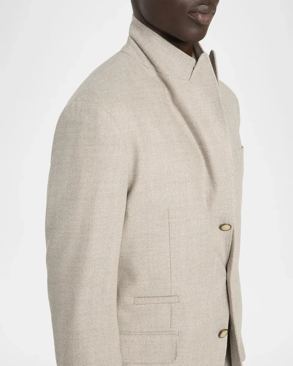 Brunello Cucinelli Men's Wool Two-Piece Suit | Thumbnail 8 Brunello Cucinelli Men's Wool Two-Piece Suit | Thumbnail 8