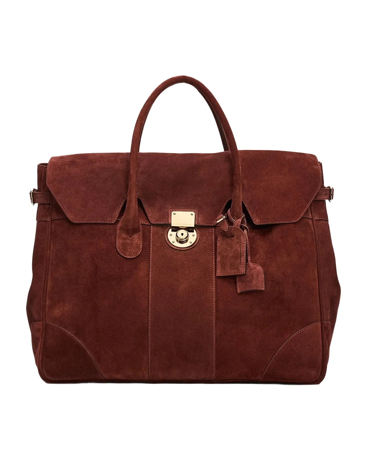 Brunello Cucinelli Men's Boston Suede Bag
