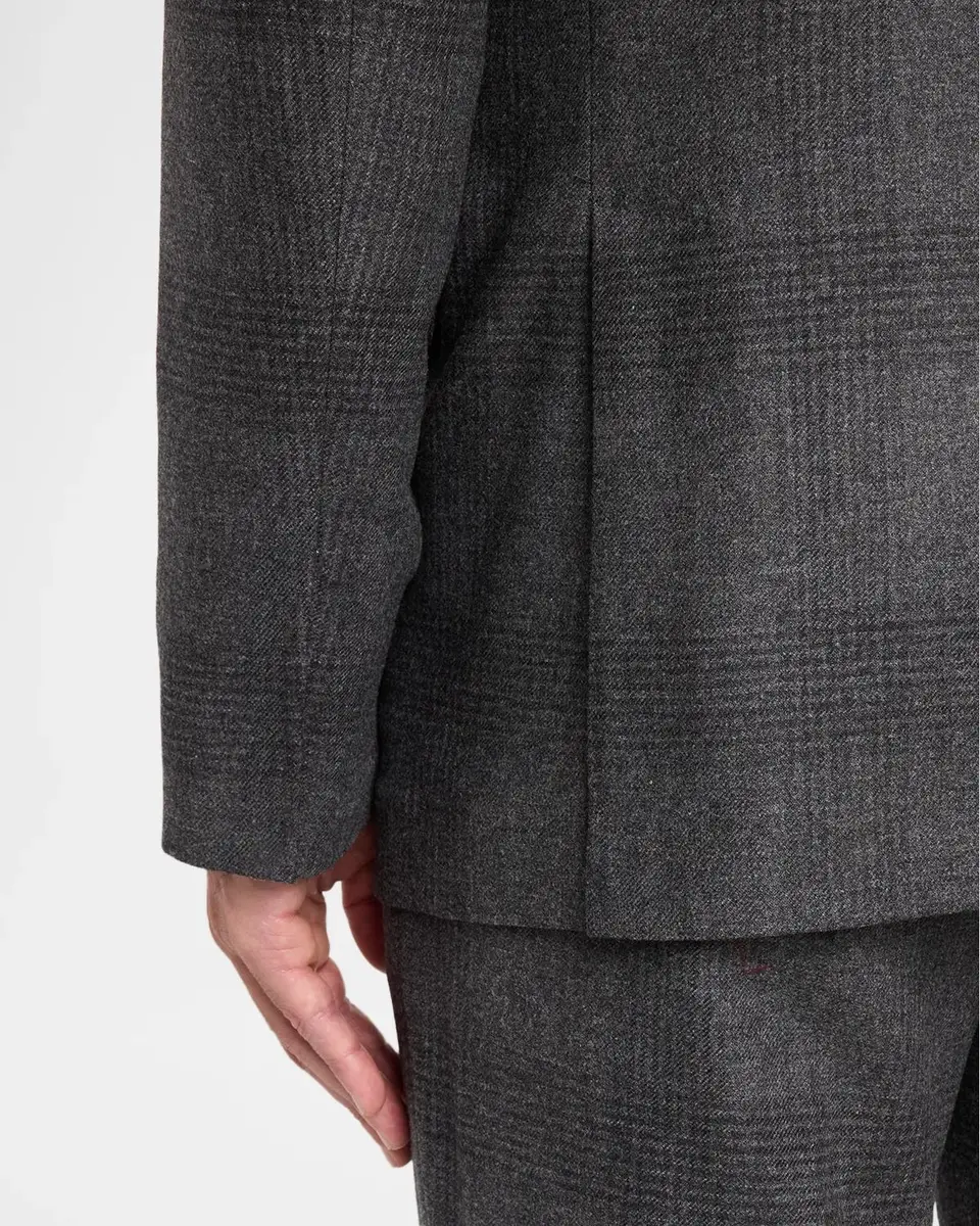 Brunello Cucinelli Men's Wool Plaid Two-Piece Suit | Thumbnail 9 Brunello Cucinelli Men's Wool Plaid Two-Piece Suit | Thumbnail 9