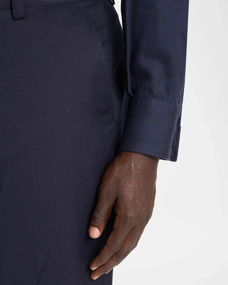 Brunello Cucinelli Men's Wool Slim Chino Pants | Thumbnail 5 Brunello Cucinelli Men's Wool Slim Chino Pants | Thumbnail 5