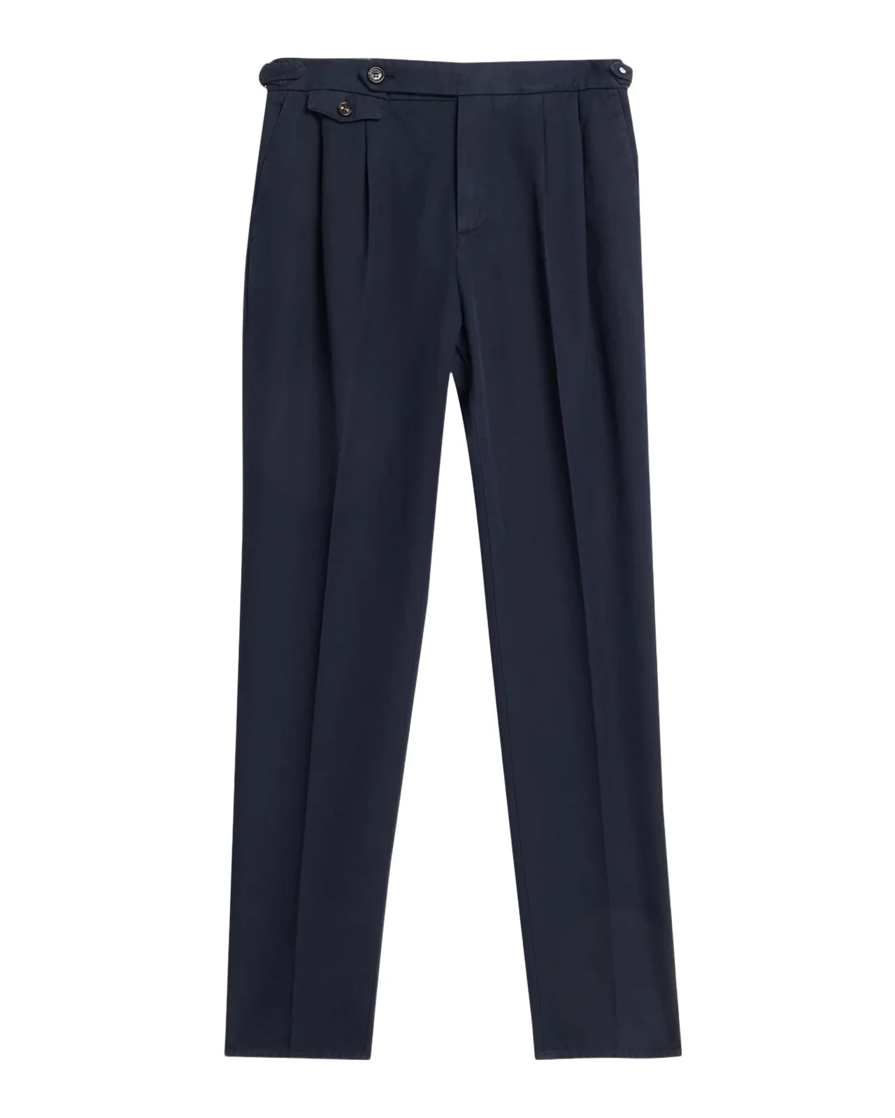 Brunello Cucinelli Men's Cotton Double-Pleated Trousers