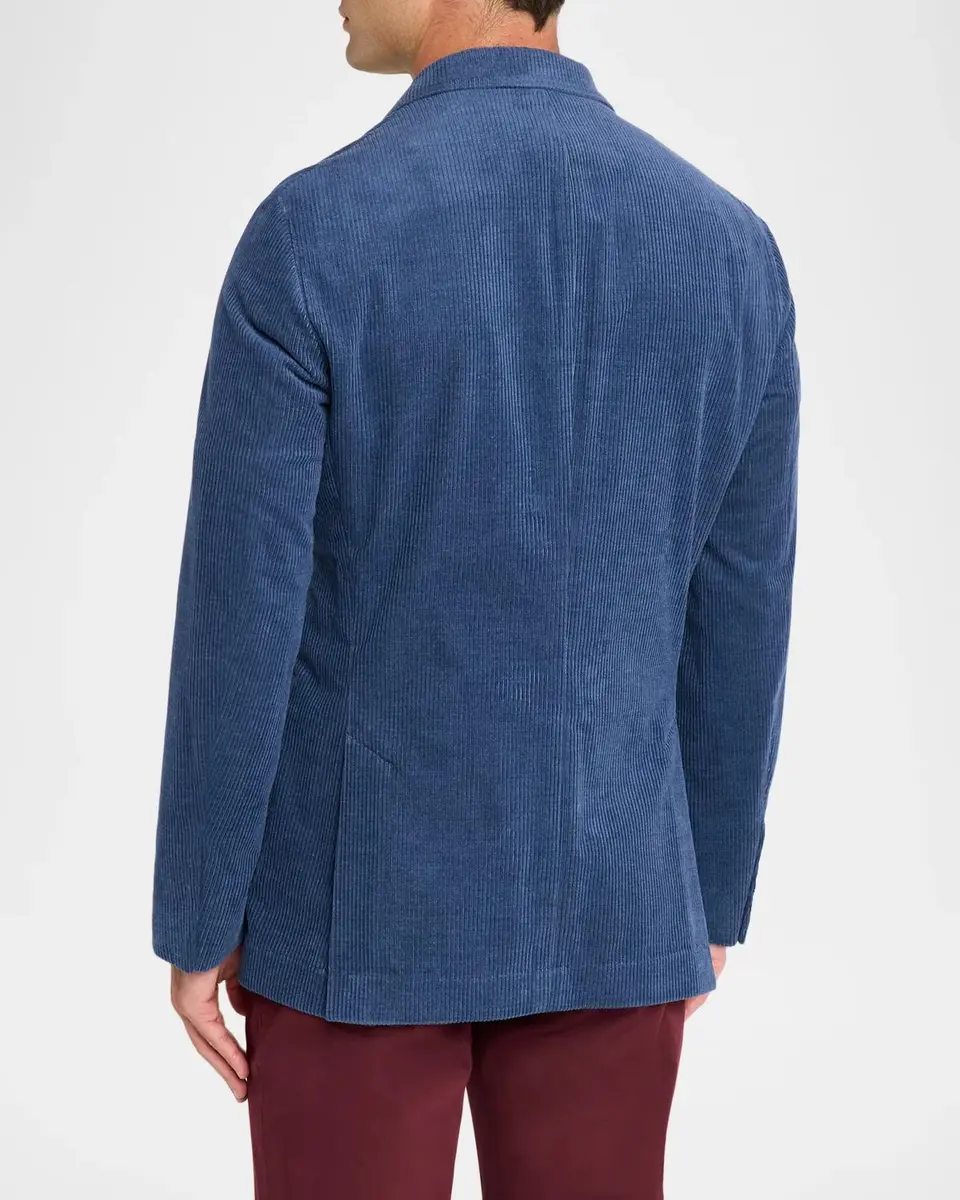 Brunello Cucinelli Men's Corduroy Two-Button Suit Jacket | Thumbnail 3 Brunello Cucinelli Men's Corduroy Two-Button Suit Jacket | Thumbnail 3