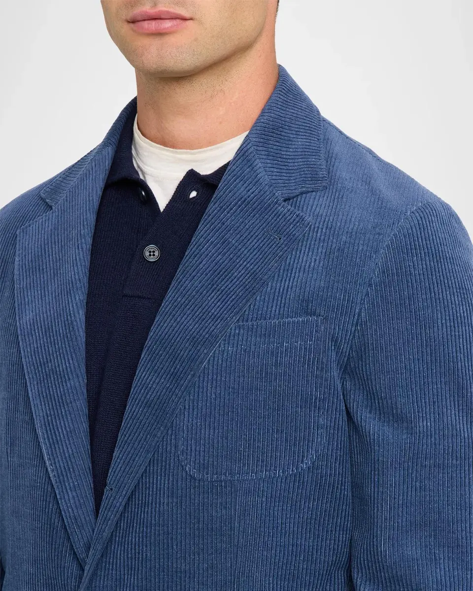 Brunello Cucinelli Men's Corduroy Two-Button Suit Jacket | Thumbnail 5 Brunello Cucinelli Men's Corduroy Two-Button Suit Jacket | Thumbnail 5