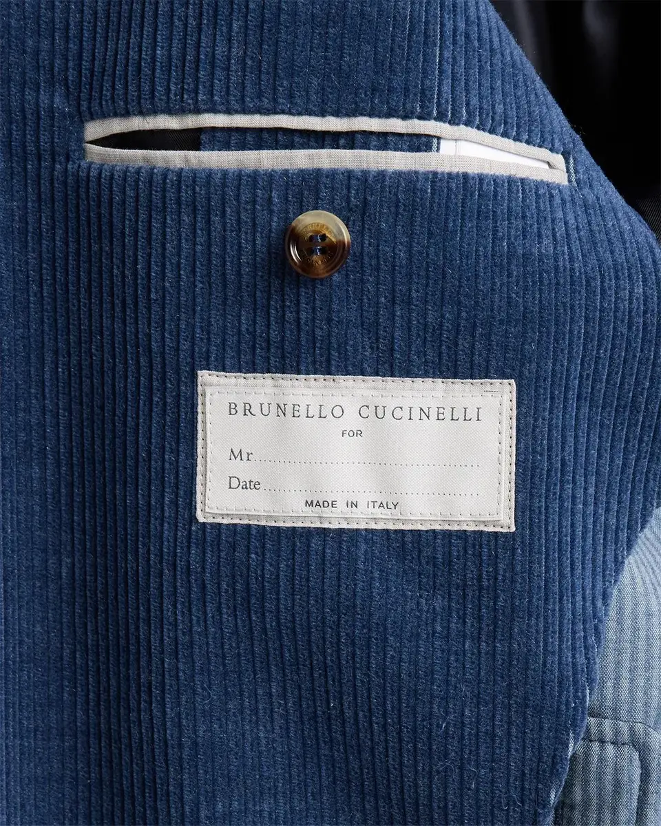 Brunello Cucinelli Men's Corduroy Two-Button Suit Jacket | Thumbnail 6 Brunello Cucinelli Men's Corduroy Two-Button Suit Jacket | Thumbnail 6