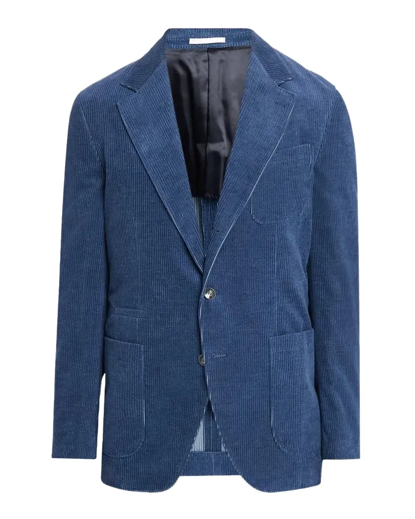 Brunello Cucinelli Men's Corduroy Two-Button Suit Jacket