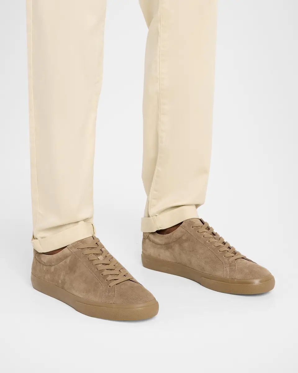 Vince Men's Fulton Suede Low-Top Sneakers | Thumbnail 2 Vince Men's Fulton Suede Low-Top Sneakers | Thumbnail 2