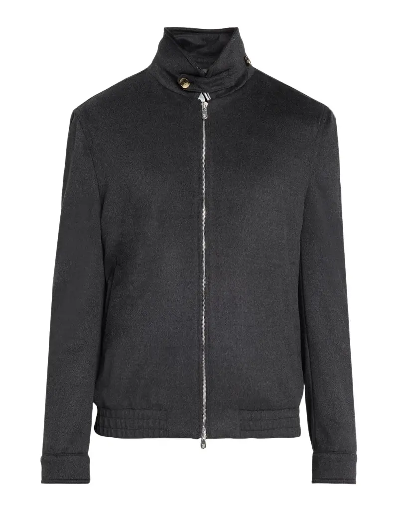Brunello Cucinelli Men's Wool Water Resistant Full-Zip Blouson