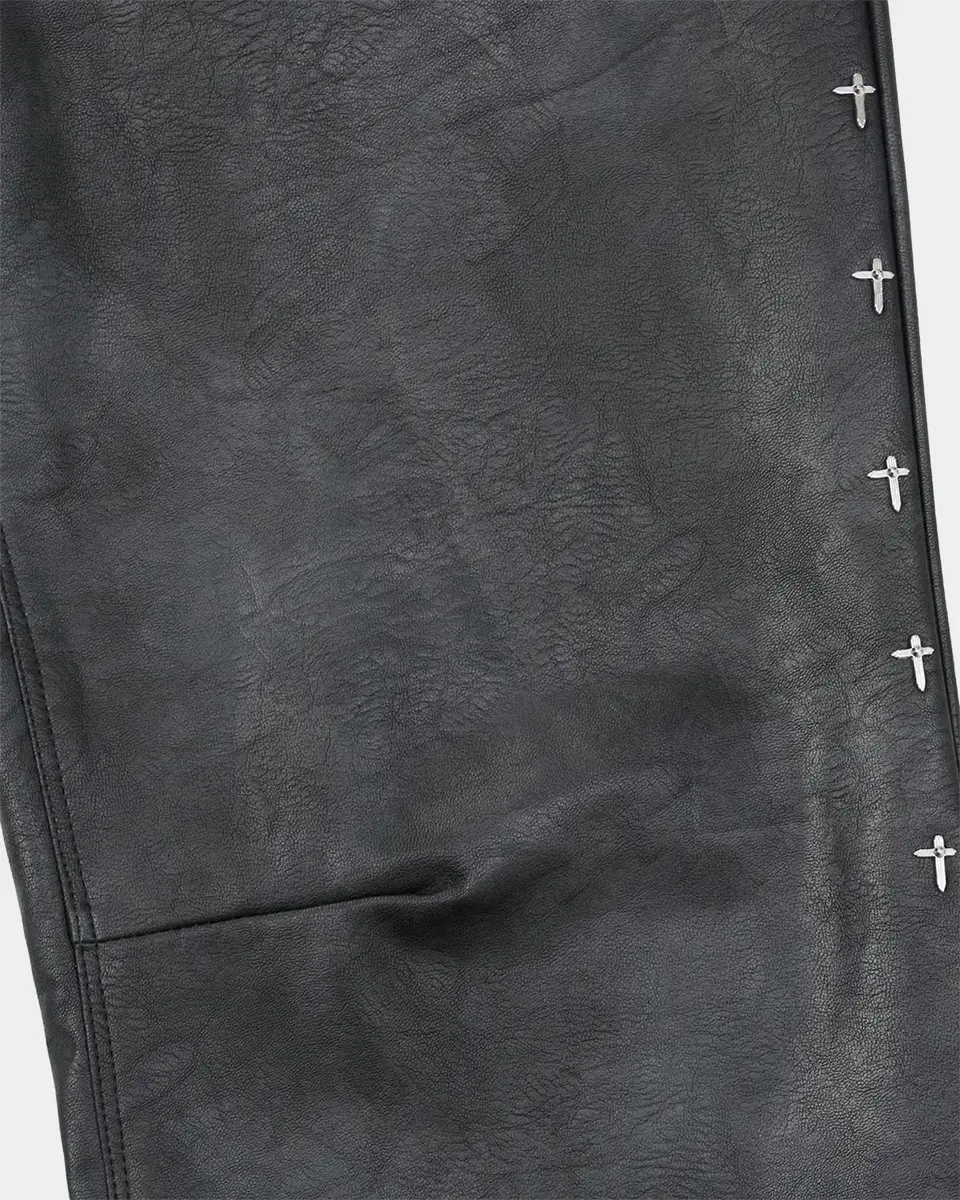 RTA Men's Mael Slim Flare Black-Wash Jeans | Thumbnail 4 RTA Men's Mael Slim Flare Black-Wash Jeans | Thumbnail 4
