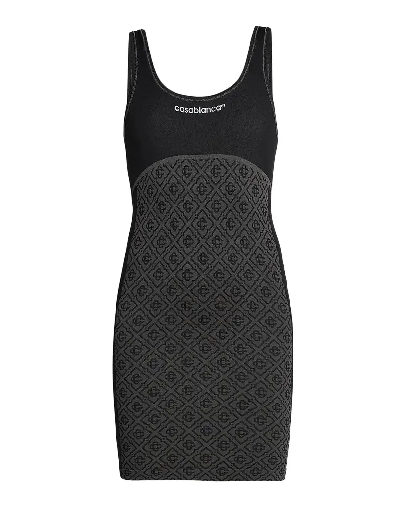 Monogram Seamless Scoopneck Minidress Monogram Seamless Scoopneck Minidress
