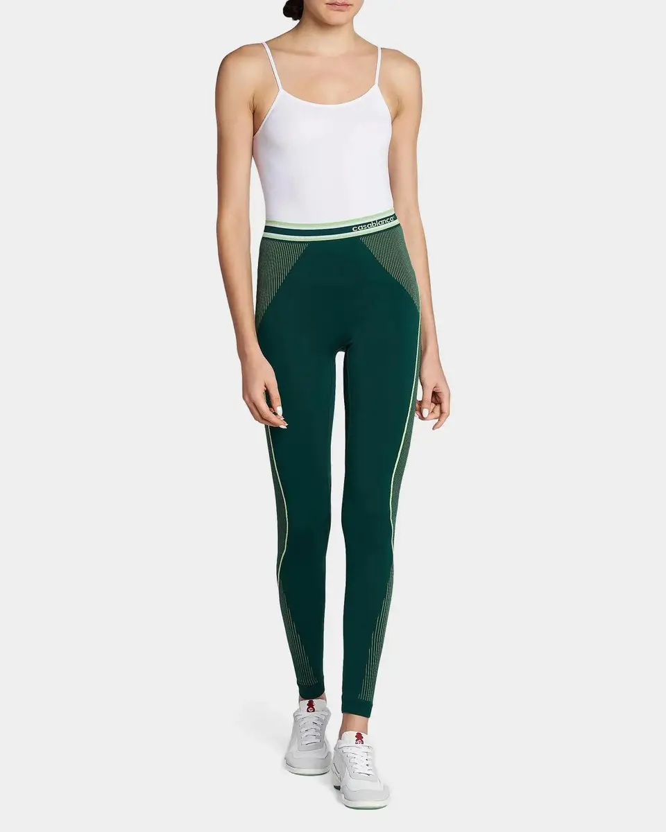 Casablanca Logo-Print Seamless Performance Leggings | Thumbnail 2 Casablanca Logo-Print Seamless Performance Leggings | Thumbnail 2