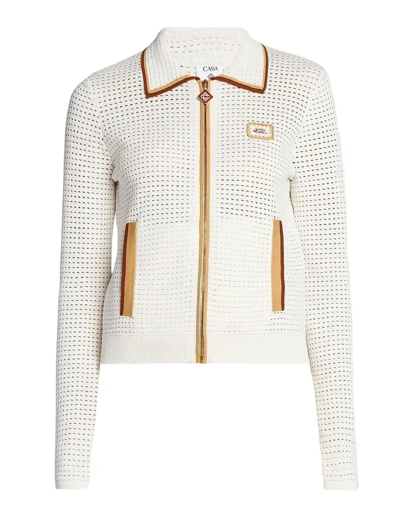 Tuck-Stitch Cotton Jacket