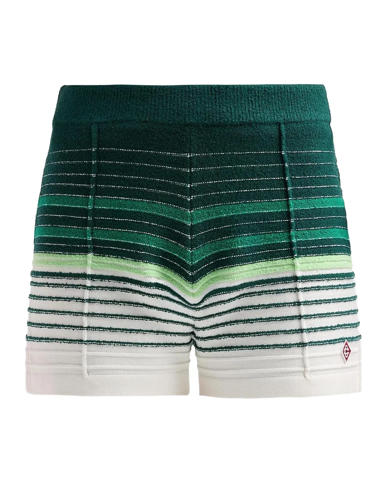 Casablanca Bouclé Striped Cotton-Blend Shorts