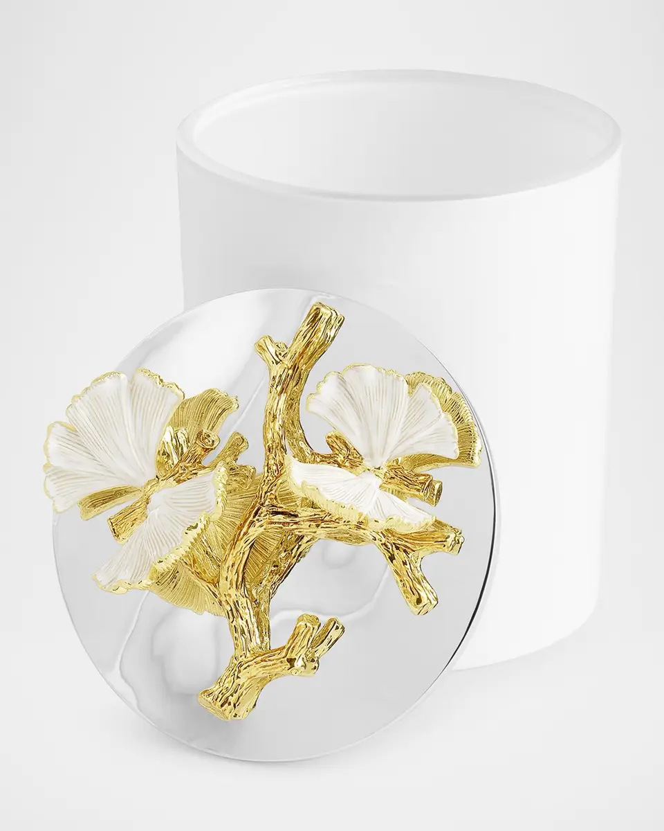 Michael Aram Butterfly Ginkgo Gold Single-Wick Scented Candle, 8 oz. | Thumbnail 3 Michael Aram Butterfly Ginkgo Gold Single-Wick Scented Candle, 8 oz. | Thumbnail 3
