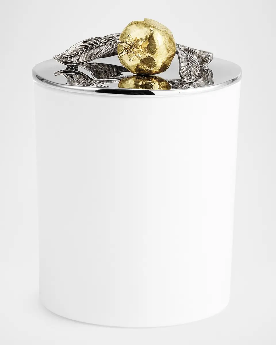 Michael Aram Pomegranate Silver & Gold Single-Wick Scented Candle, 8 oz. | Thumbnail 2 Michael Aram Pomegranate Silver & Gold Single-Wick Scented Candle, 8 oz. | Thumbnail 2