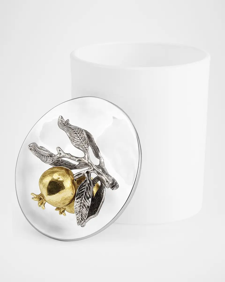 Michael Aram Pomegranate Silver & Gold Single-Wick Scented Candle, 8 oz. | Thumbnail 3 Michael Aram Pomegranate Silver & Gold Single-Wick Scented Candle, 8 oz. | Thumbnail 3