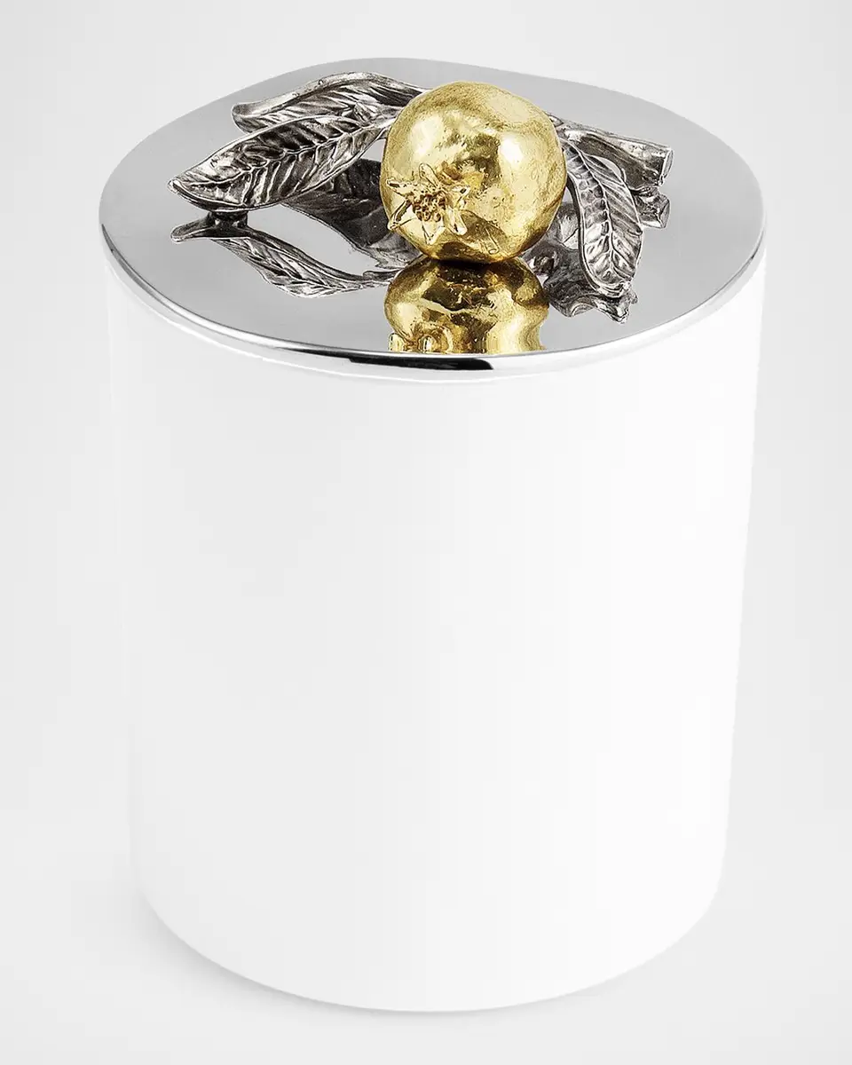 Michael Aram Pomegranate Silver & Gold Single-Wick Scented Candle, 8 oz. | Thumbnail 6 Michael Aram Pomegranate Silver & Gold Single-Wick Scented Candle, 8 oz. | Thumbnail 6