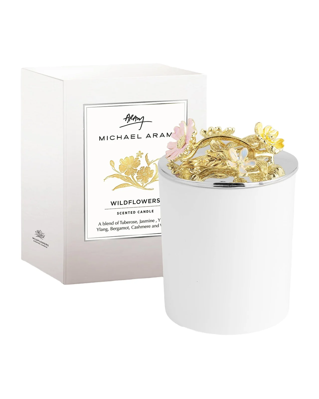 Michael Aram Wildflowers Single-Wick Scented Candle, 8 oz.