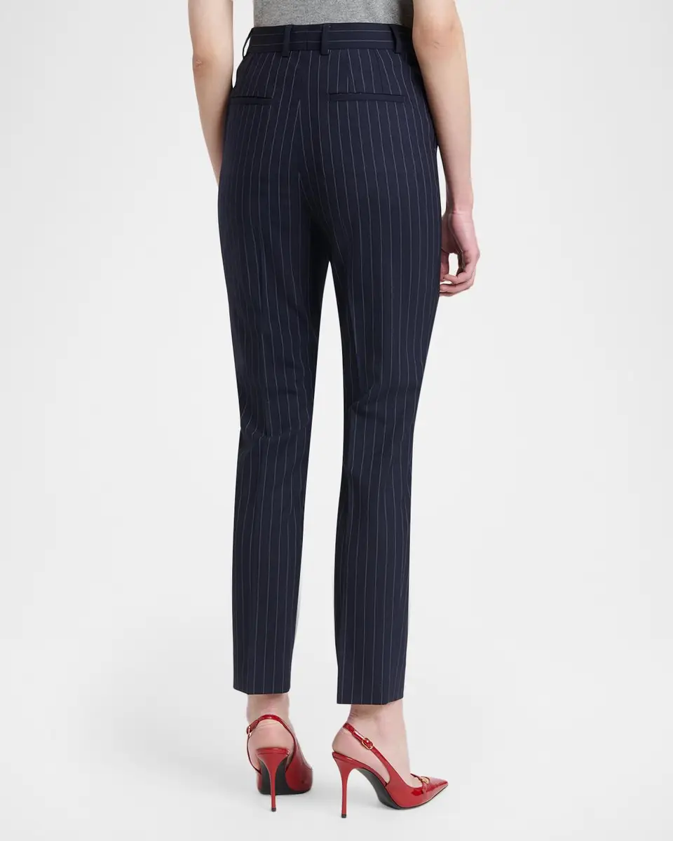 Dolce & Gabbana Pinstripe Wool Skinny-Leg Ankle Trousers | Thumbnail 3 Dolce & Gabbana Pinstripe Wool Skinny-Leg Ankle Trousers | Thumbnail 3