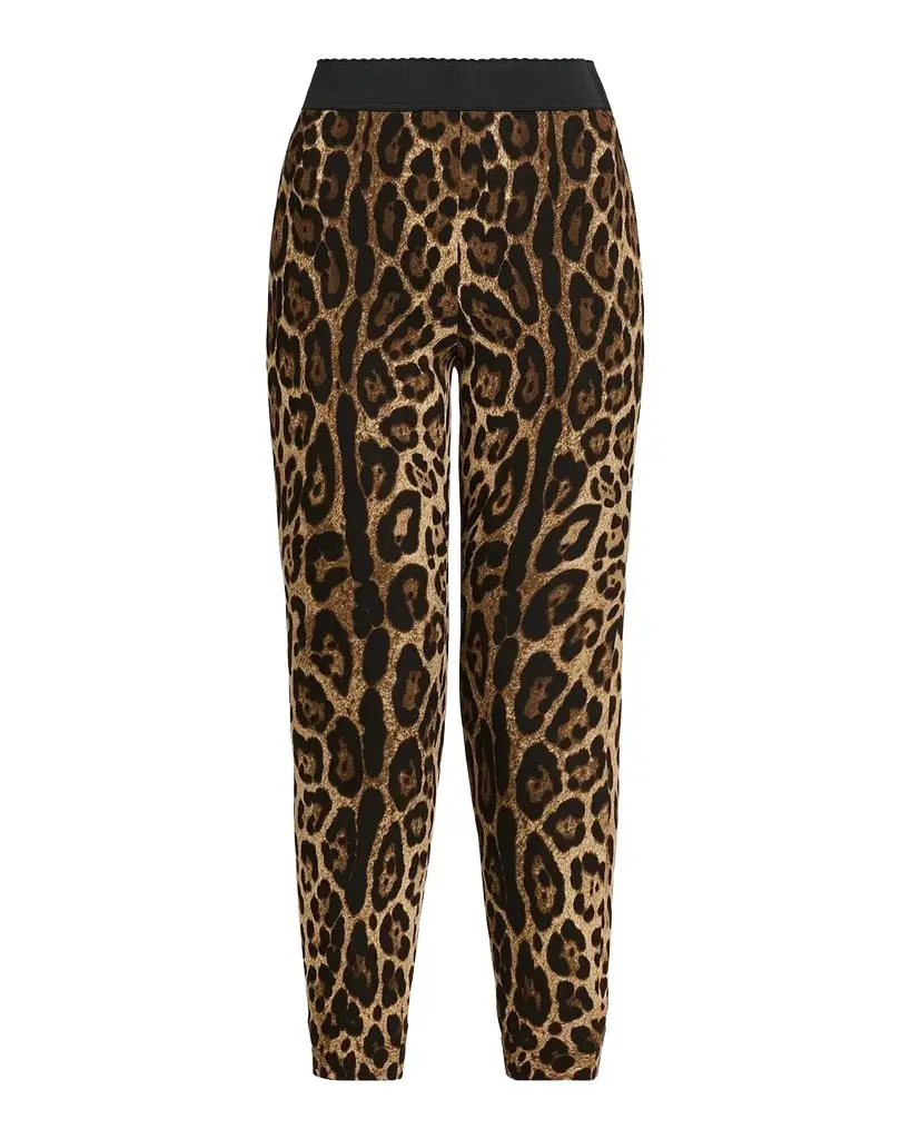 Leopard Print Crop Leggings Leopard Print Crop Leggings