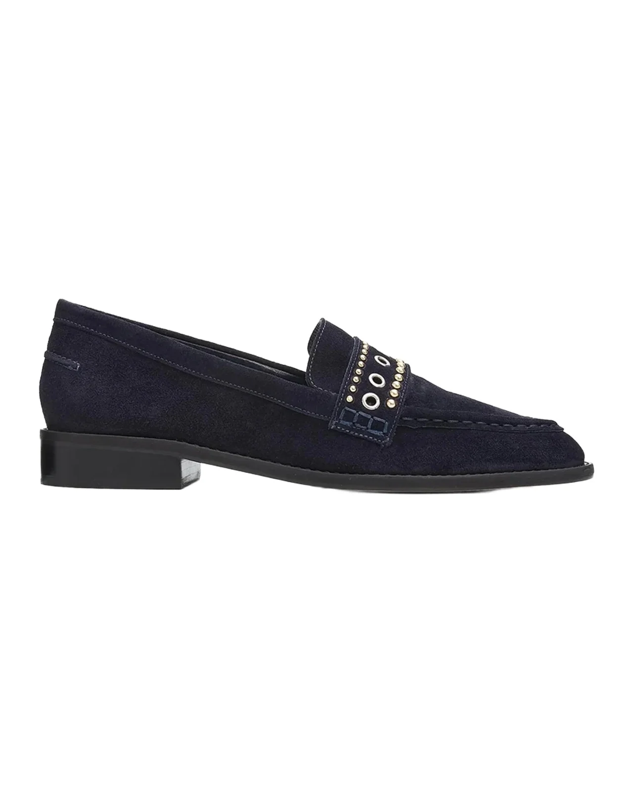 Likely Resort Gretta Mixed-Metal Studded Loafers