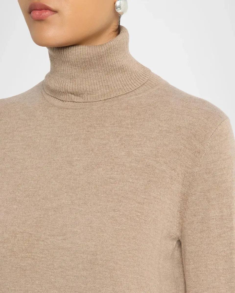 Max Mara Elbow-Patch Wool Turtleneck Sweater | Thumbnail 5 Max Mara Elbow-Patch Wool Turtleneck Sweater | Thumbnail 5