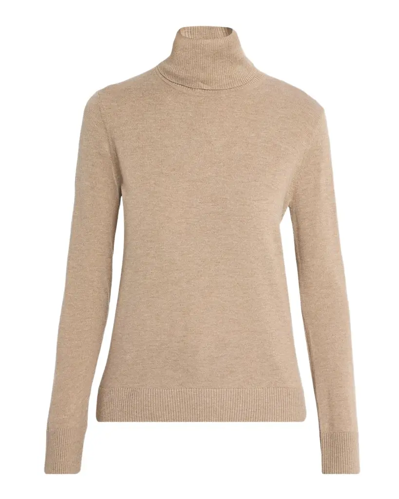Elbow-Patch Wool Turtleneck Sweater Elbow-Patch Wool Turtleneck Sweater