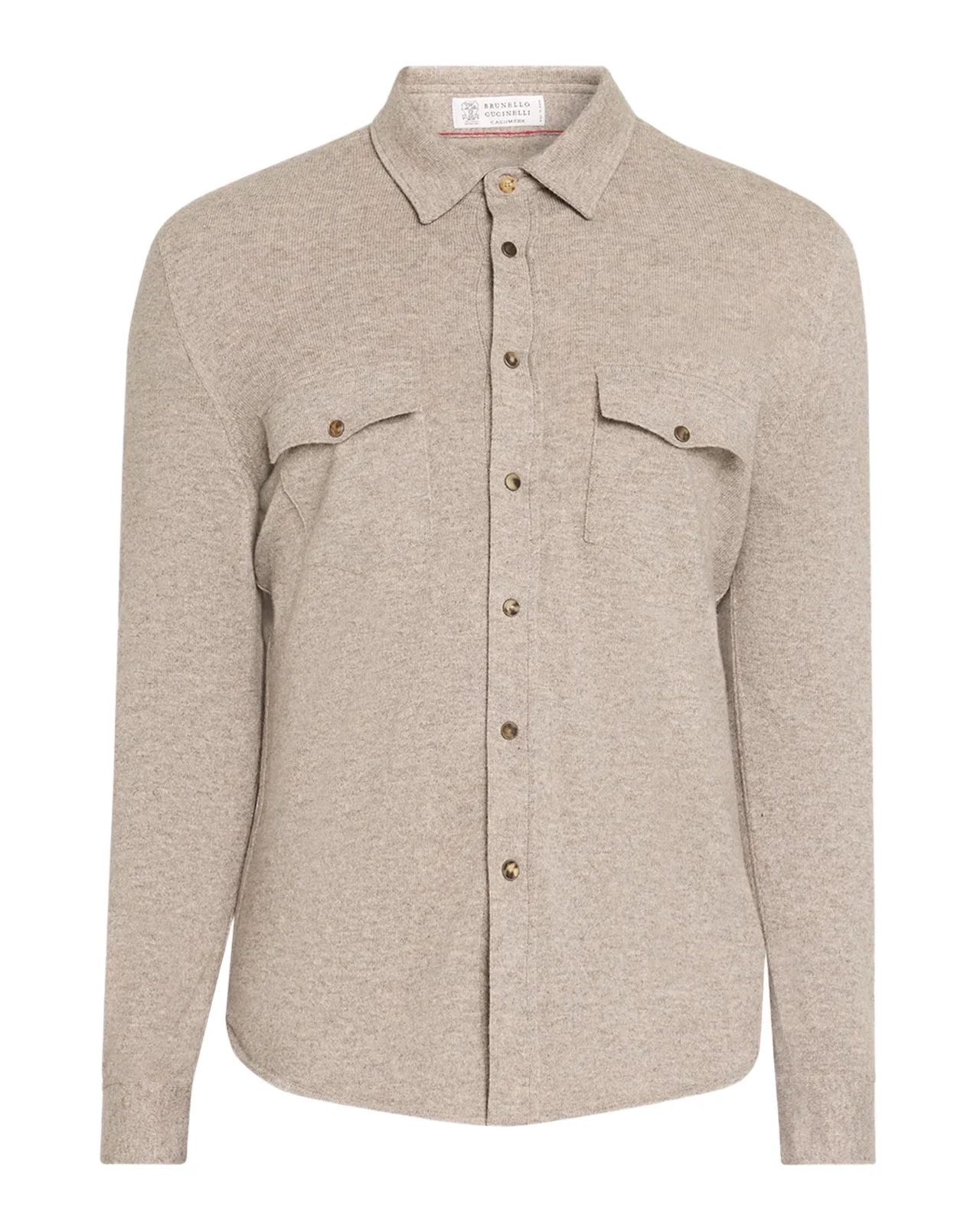 Brunello Cucinelli Men's Wool Melange Knit Overshirt