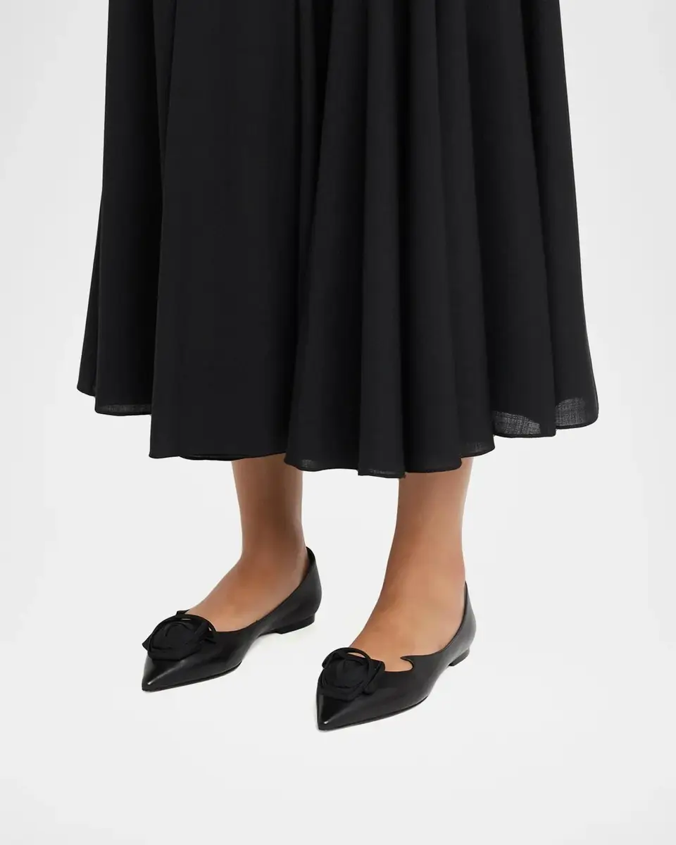 Roger Vivier I Love Vivier Rose Leather Ballerina Flats | Thumbnail 2 Roger Vivier I Love Vivier Rose Leather Ballerina Flats | Thumbnail 2