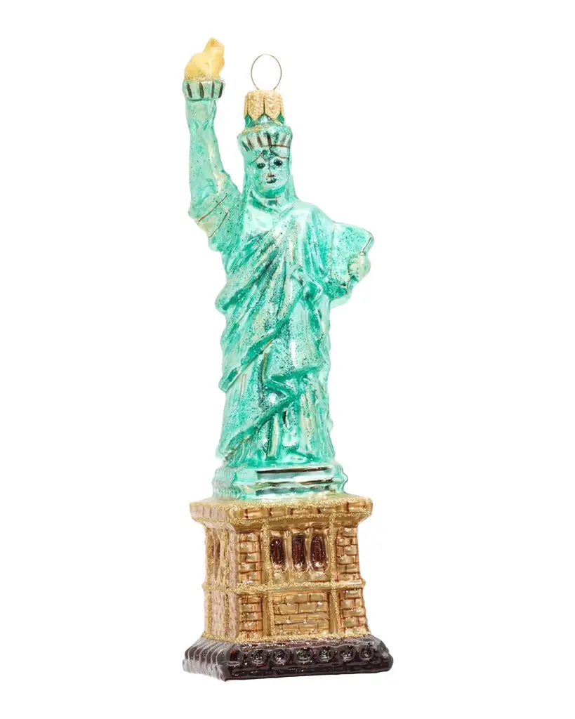 Impuls Statue Of Liberty Glass Ornament