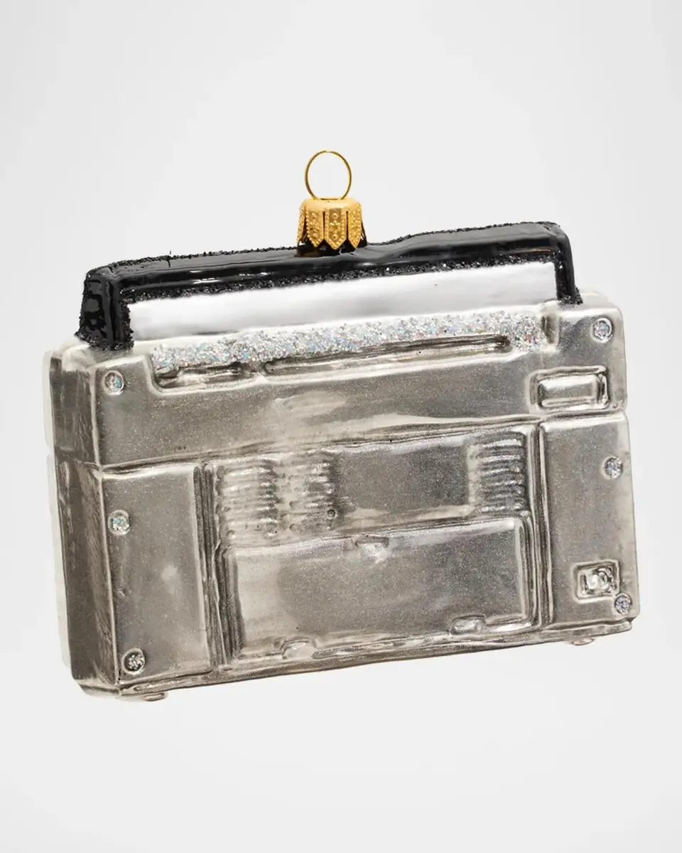Impuls Retro Boombox Glass Ornament | Thumbnail 2 Impuls Retro Boombox Glass Ornament | Thumbnail 2