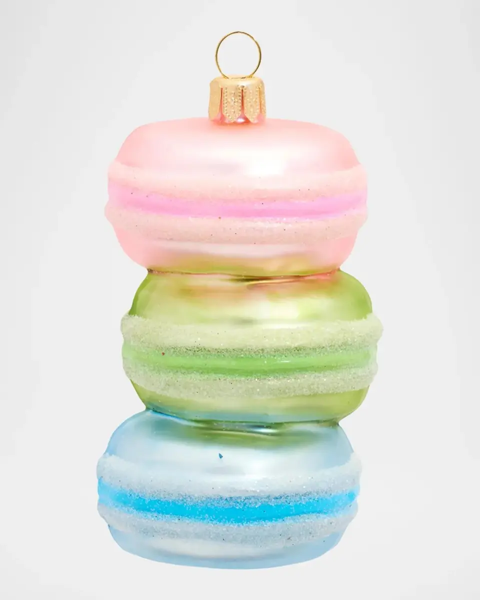 Impuls Stack of Macaron Glass Ornament | Thumbnail 2