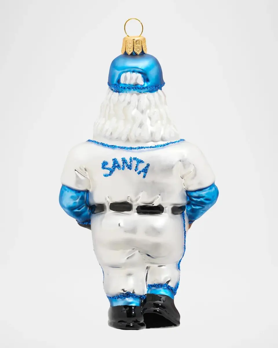 Impuls Baseball Santa Glass Ornament | Thumbnail 2 Impuls Baseball Santa Glass Ornament | Thumbnail 2