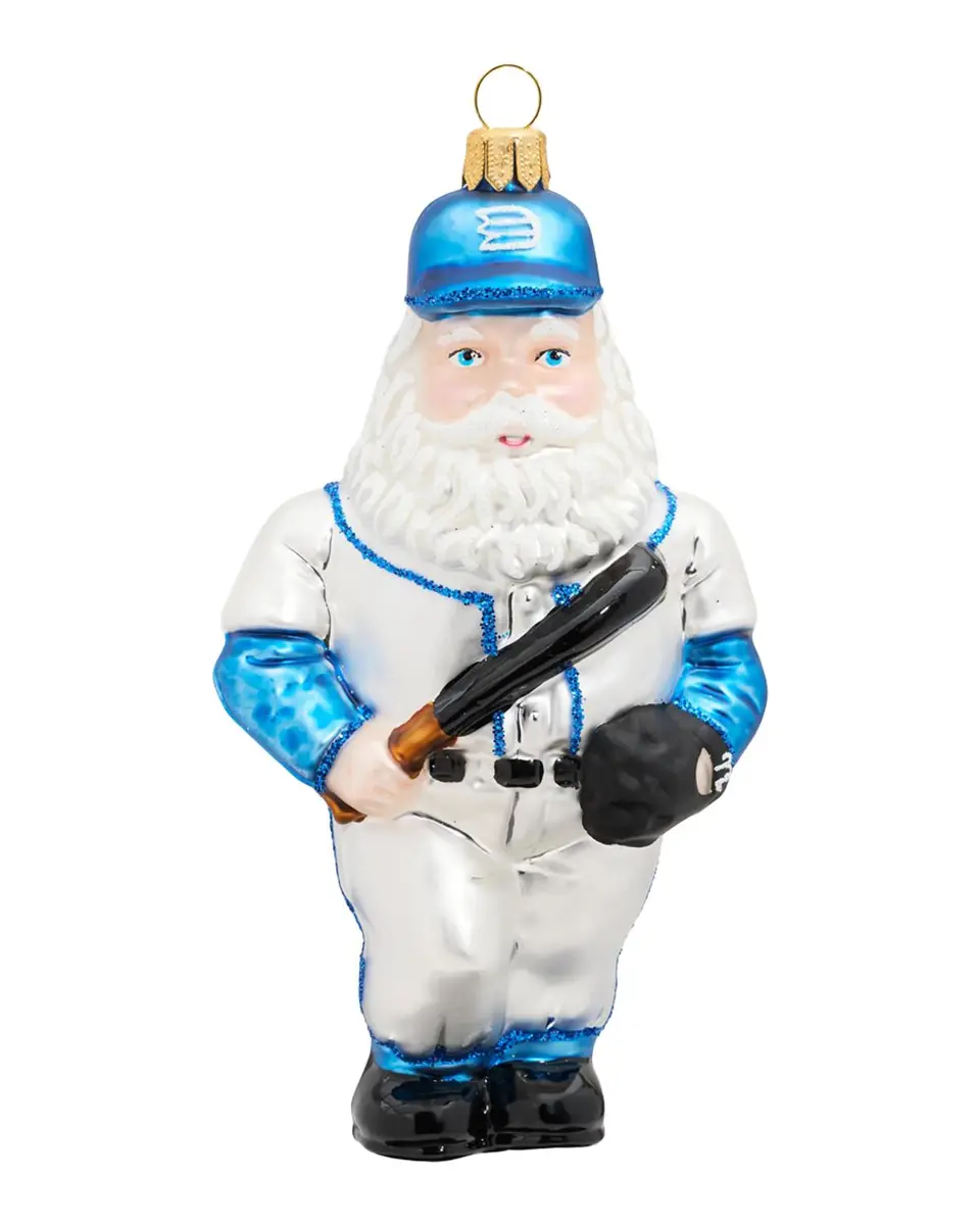 Impuls Baseball Santa Glass Ornament | Thumbnail 3 Impuls Baseball Santa Glass Ornament | Thumbnail 3