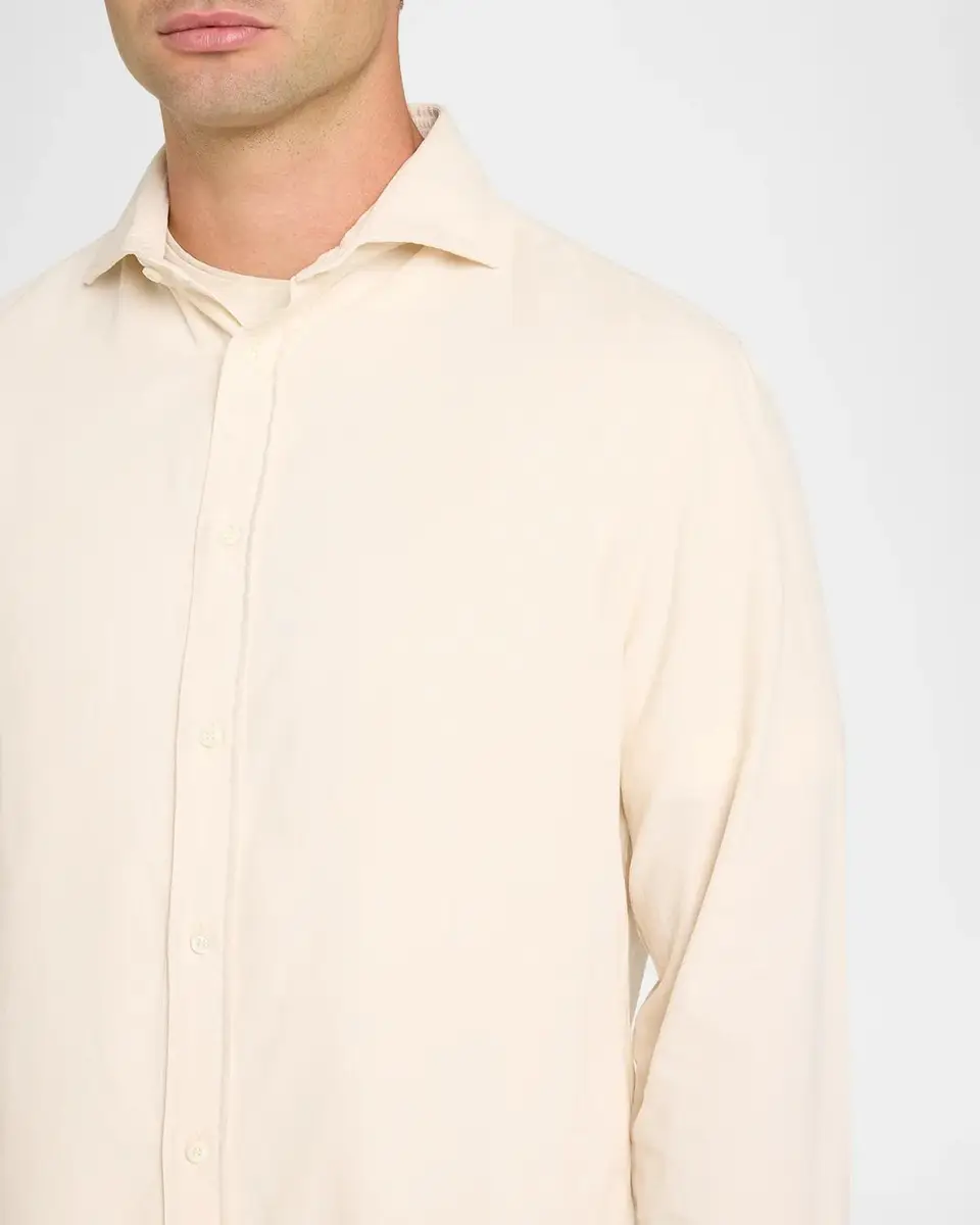 Brunello Cucinelli Men's Corduroy Button-Front Shirt | Thumbnail 5 Brunello Cucinelli Men's Corduroy Button-Front Shirt | Thumbnail 5